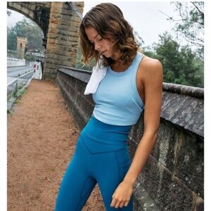 Free People Movement Game Time Cami sport bra baby blue-grey like new condition